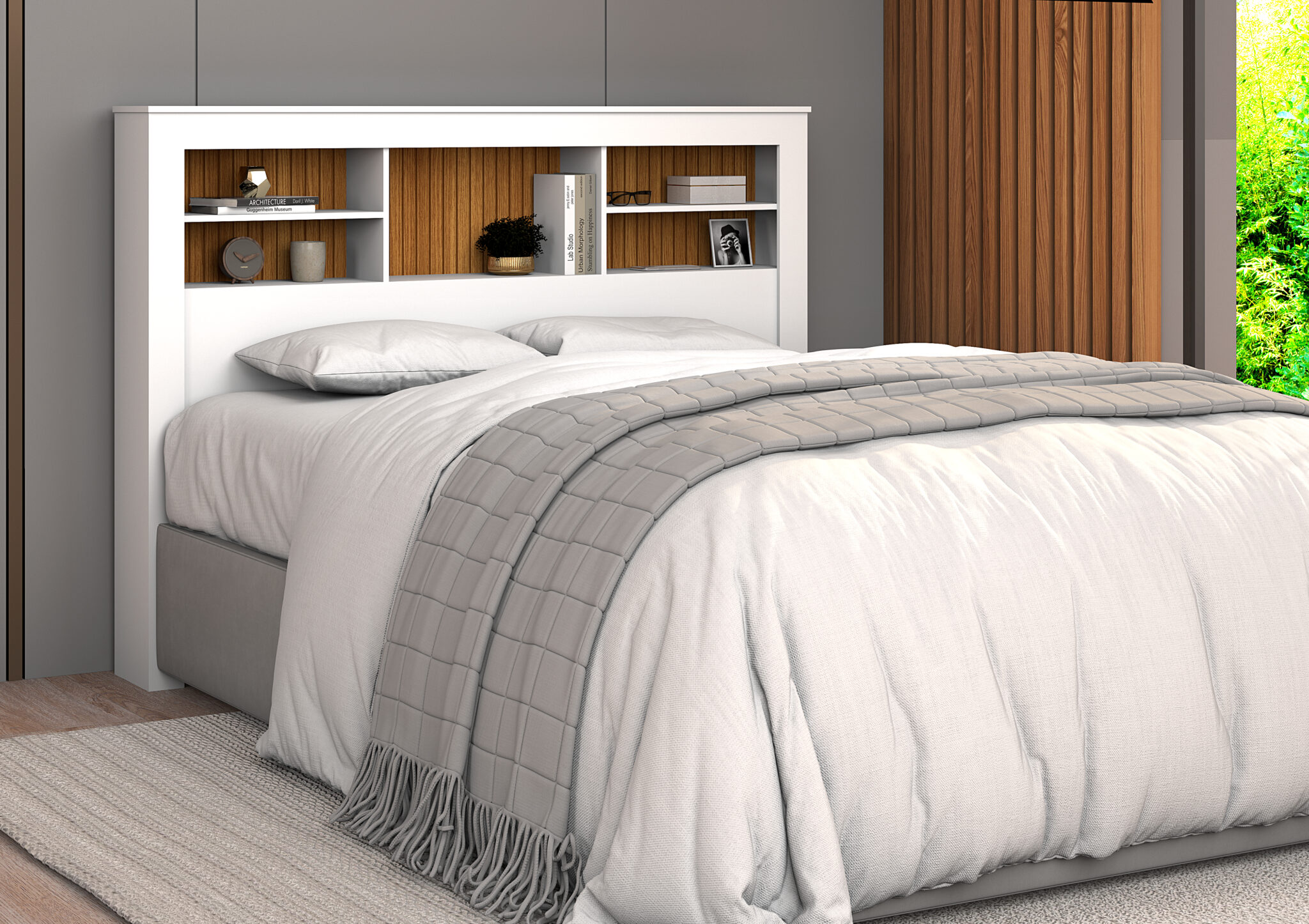 Cab Elegance branco-ripado