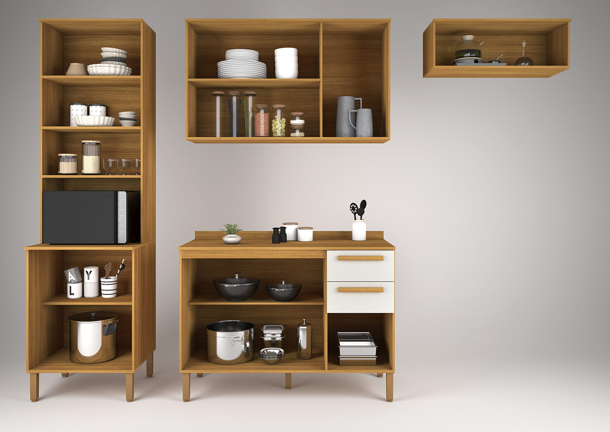 Cozinha Améria detalhe aberto