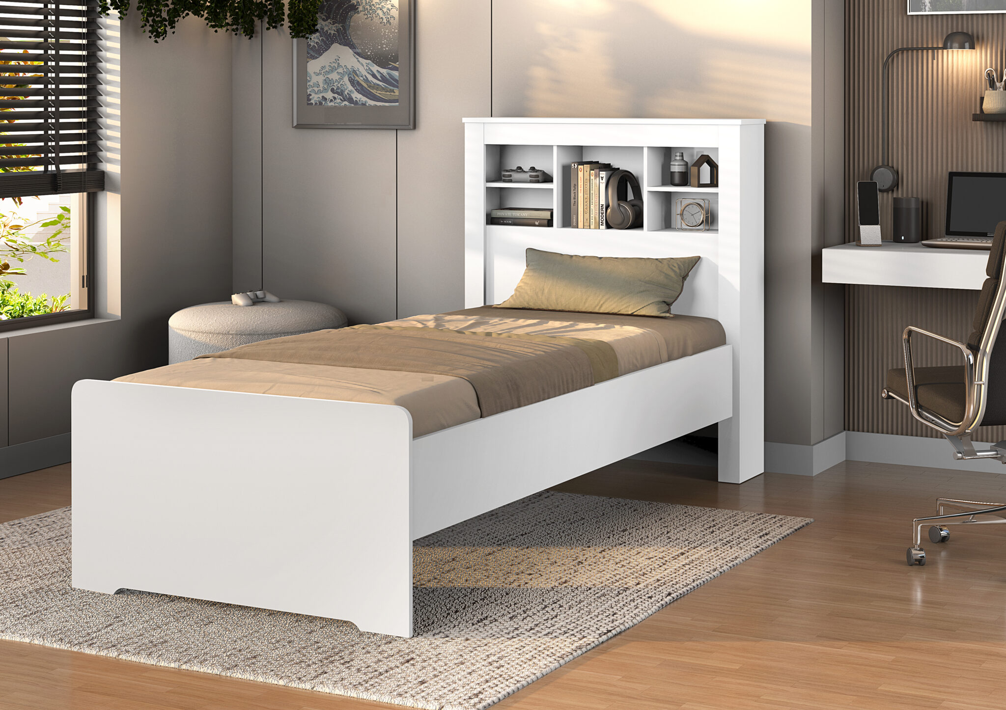 1 - Cama Luna Branco-br