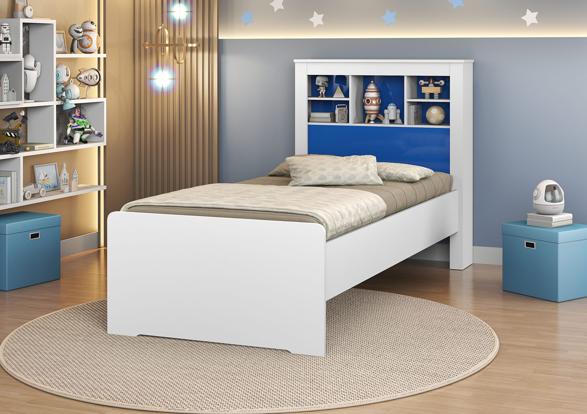 2 - cama luna br-azul